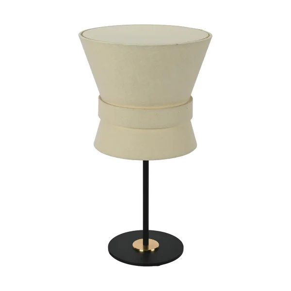 Örsjö Belysning Bow table lamp Black-cream white, small 50 cm