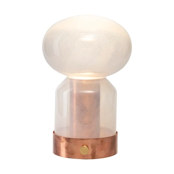 Örsjö Belysning Essence Misty portable table lamp Copper glass