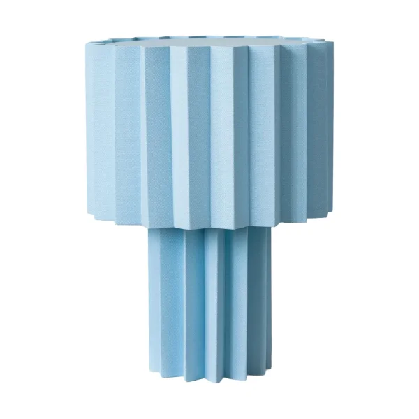 Örsjö Belysning Plissé table lamp textile Light blue