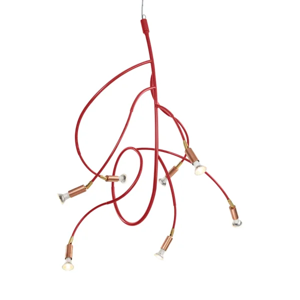 Örsjö Belysning Ranka 7 ceiling lamp Red