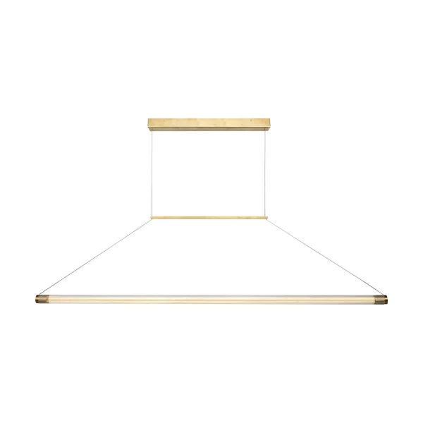 Örsjö Belysning Ray ceiling lamp brass 150 cm