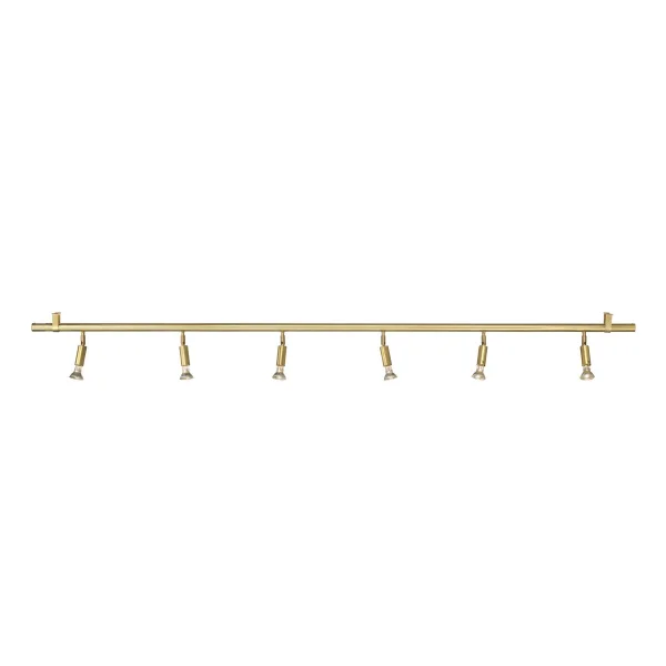 Örsjö Belysning Star 6 wall and ceiling lamp Raw brass