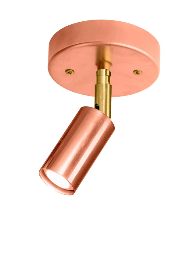 Örsjö Belysning Starlight 1 ceiling/wall lamp with junction box Raw copper