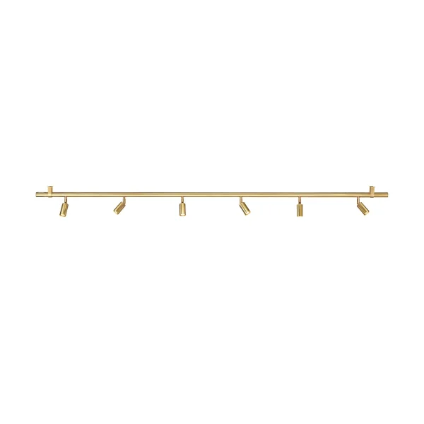 Örsjö Belysning Starlight 6 wall and ceiling lamp Raw brass