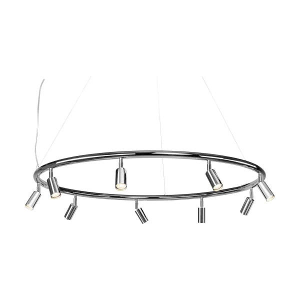 Örsjö Belysning Starlight round wall and ceiling lamp Ø100 cm Nickel-plated brass