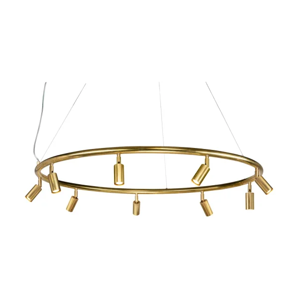 Örsjö Belysning Starlight round wall and ceiling lamp Ø100 cm Raw brass