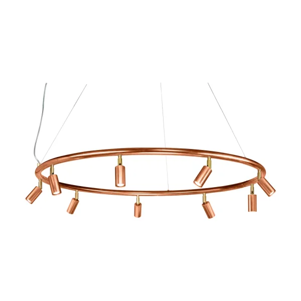 Örsjö Belysning Starlight round wall and ceiling lamp Ø100 cm Raw copper