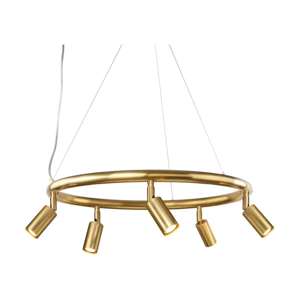 Örsjö Belysning Starlight round wall and ceiling light Ø60 cm Raw brass
