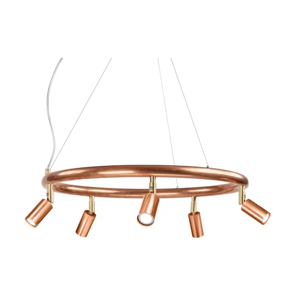 Örsjö Belysning Starlight round wall and ceiling light Ø60 cm Raw copper