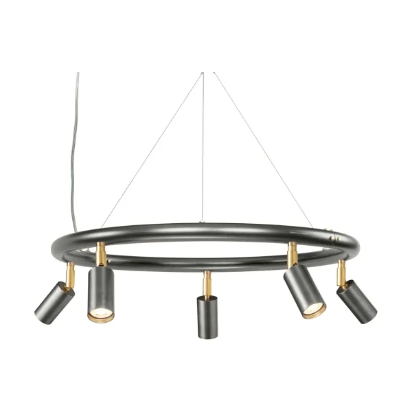 Örsjö Belysning Starlight round wall and ceiling light Ø60 cm Raw steel