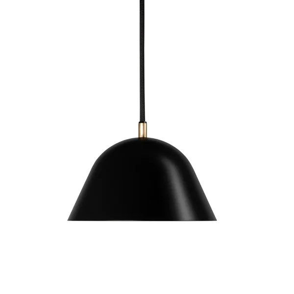 Örsjö Belysning Streck pendant large 19x36 cm Black RAL 9005
