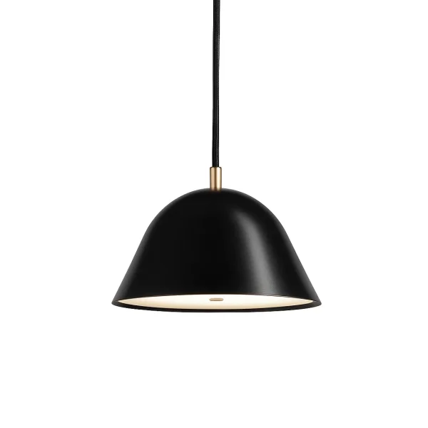 Örsjö Belysning Streck pendant small 11x21 cm Black RAL 9005