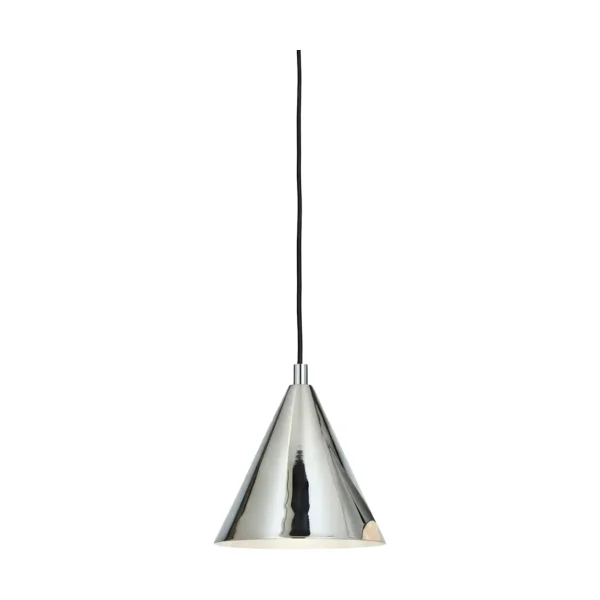 Örsjö Belysning Tratten ceiling lamp mini Ø13.5 cm Nickel-plated brass
