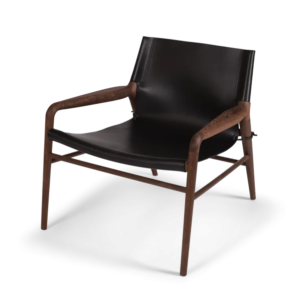 OX Denmarq Rama Chair armchair smoked oak Black