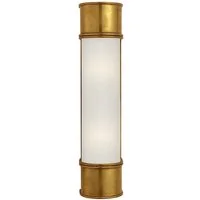 Oxford Large Wall Light Brass, Light, Large, Antique-Burnished Brass - Andrew Martin