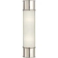 Oxford Large Wall Light Nickel, Light, Large, Polished Nickel - Andrew Martin