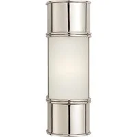 Oxford Wall Light Nickel, Light, Small, Polished Nickel - Andrew Martin