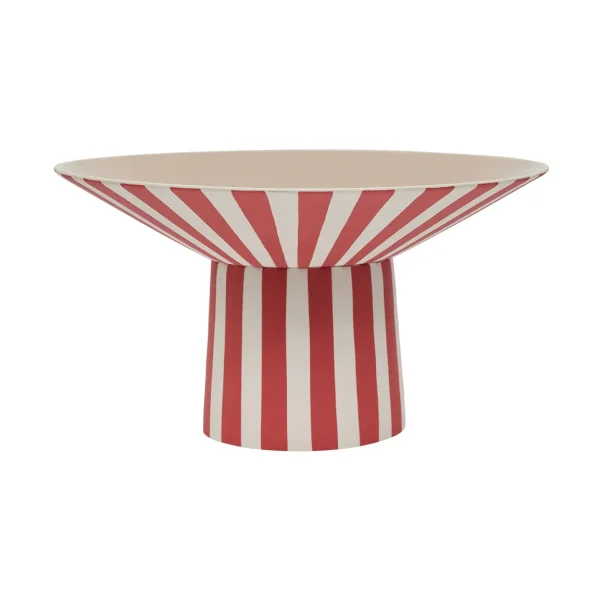 OYOY Toppu centerpiece high Ø30x17 cm Red-peach