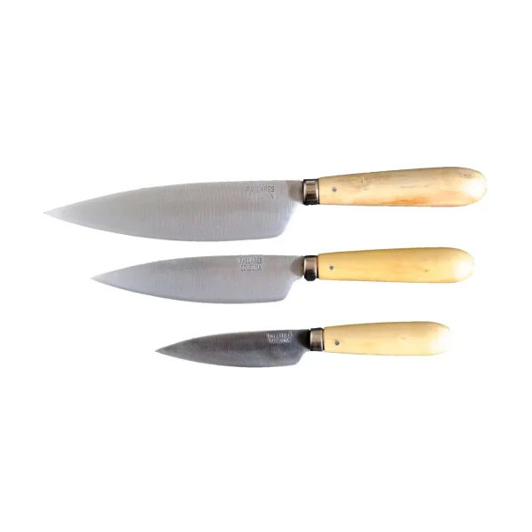 Pallarès Pallarés traditional kitchen knives set of 3 Black cover