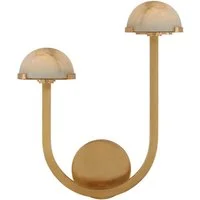 Pedra Left Brass, Light, Left, Antique-Burnished Brass - Andrew Martin