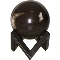 Petrified Wood Sphere - Medium, Decorative accessory, Medium - Andrew Martin