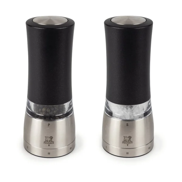 Peugeot Daman Z DUO Electric salt and pepper mill 2 pieces Black