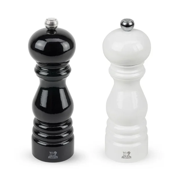 Peugeot Paris salt & pepper duo 18 cm Black and white