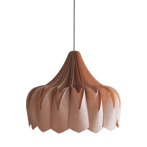 Pilke Pioni pendant lamp L Ø52 cm Birch