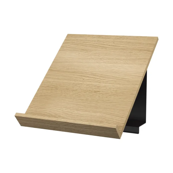 Pira Pira G2 magazine shelf White oak-dark grey