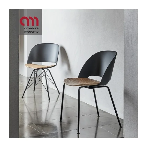 Polo Chair Bontempi polypropylene - wood