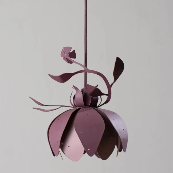 Porta Romana | Botanica Pendant | Brinjal with Blush