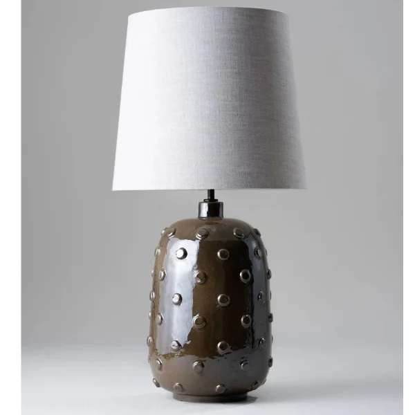 Porta Romana | Button Lamp Large | Walnut