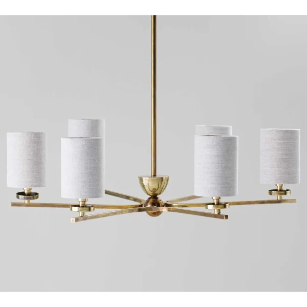 Porta Romana | Clare Chandelier | Antiqued Brass