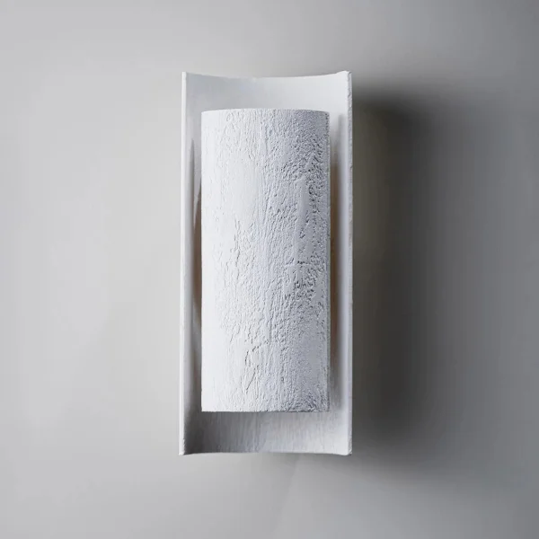 Porta Romana | Covex Wall Light Small | Plaster White