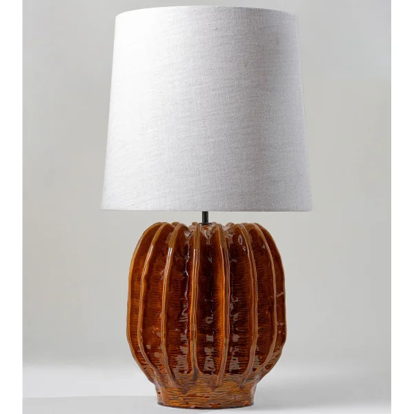 Porta Romana | Finley Ceramic Lamp | Crème Brulée
