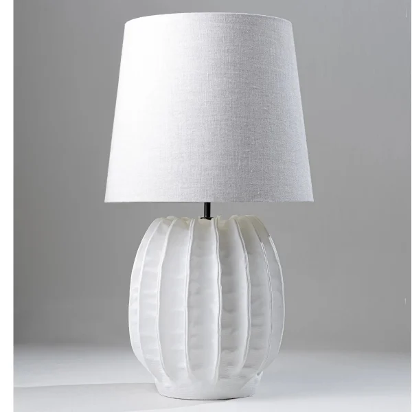 Porta Romana | Finley Lamp | Plaster White