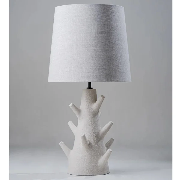 Porta Romana | Fir Lamp Large | Blanched Plaster