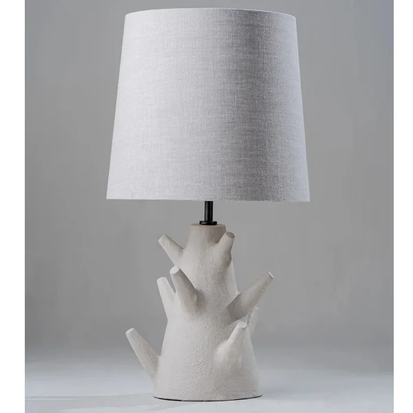 Porta Romana | Fir Lamp Small | Blanched Plaster