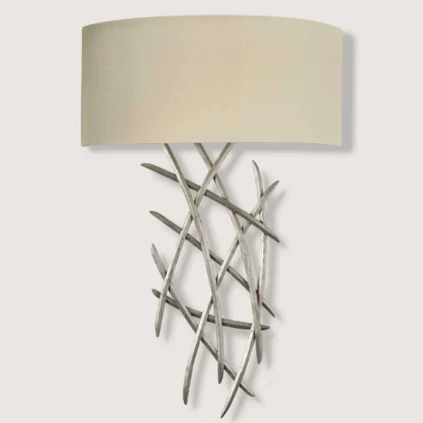 Porta Romana | Flynn Wall Light Small | Burnished Silver