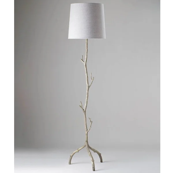 Porta Romana | Forest Floor Lamp | Burnished Silver