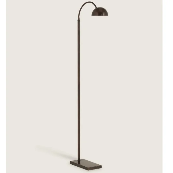 Porta Romana I Arc Floor Lamp | Bronze