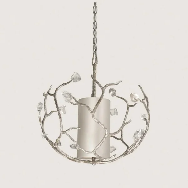 Porta Romana I Blossom Ceiling Light Small | Decayed Silver