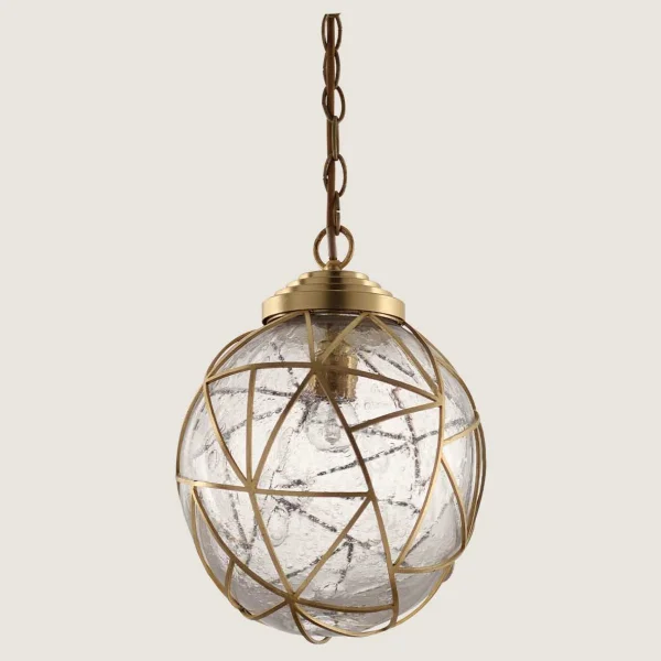 Porta Romana I Cocoon Pendant | Bright Gold