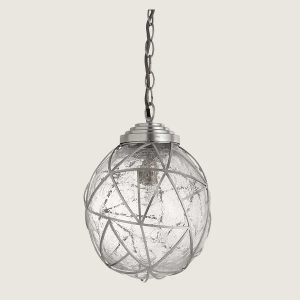 Porta Romana I Cocoon Pendant | Bright Silver