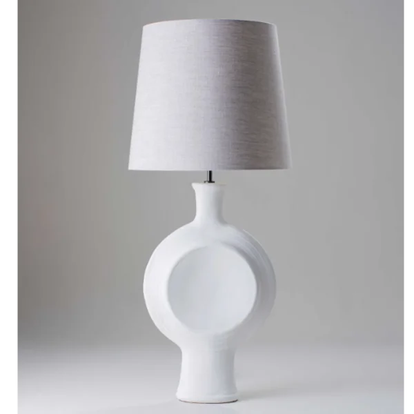 Porta Romana I Conrad Lamp | Plaster White