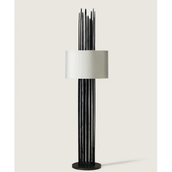 Porta Romana I Flynn Caged Lamp | Bronzed
