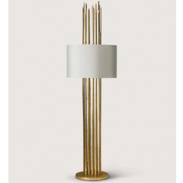 Porta Romana I Flynn Caged Lamp | Gold