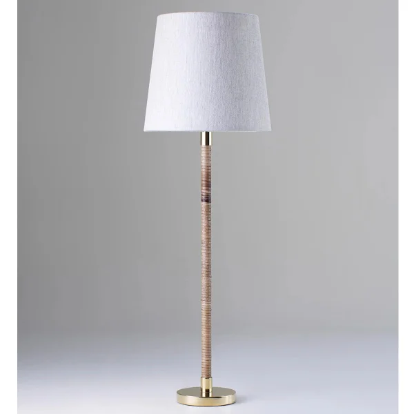 Porta Romana I Holden Table Lamp Large | Light Cane with Brass