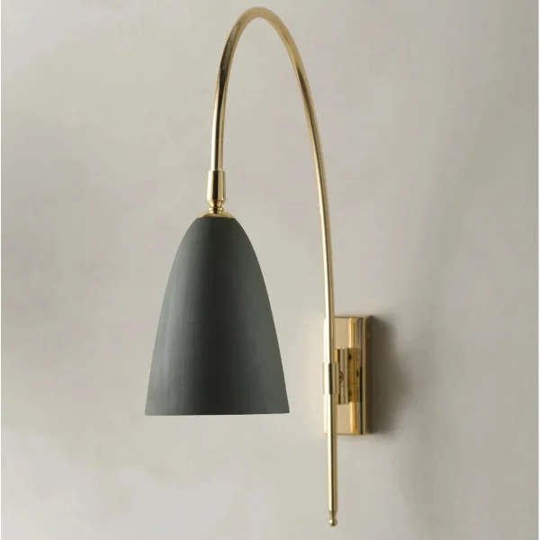 Porta Romana I Kingsley Wall Light I Brass With Bottle