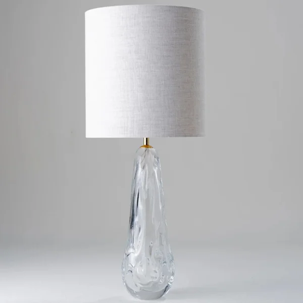 Porta Romana I Large Avocado Lamp | Clear